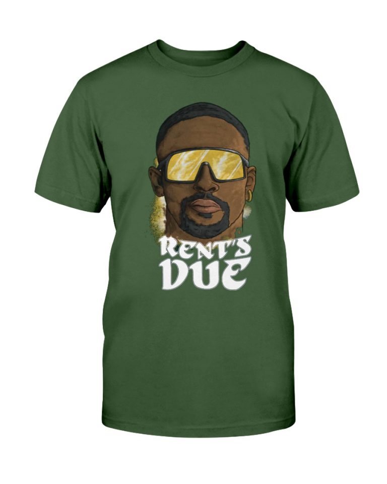 jalen hurts rent is due shirt