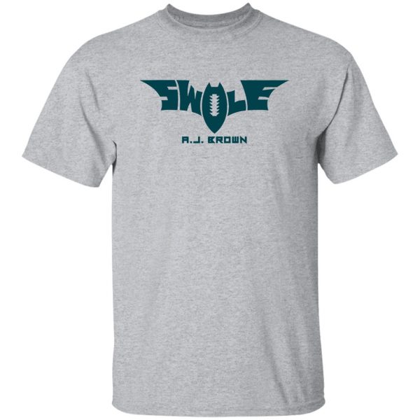 Buy AJ Brown Philadelphia Eagles Swole shirt For Free Shipping CUSTOM XMAS  PRODUCT COMPANY