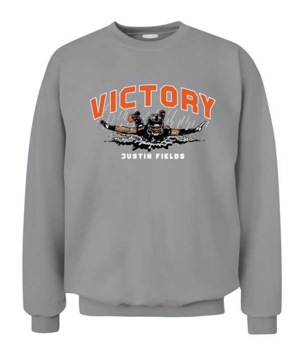 Justin Fields victory slide Chicago Bears shirt, hoodie, sweater