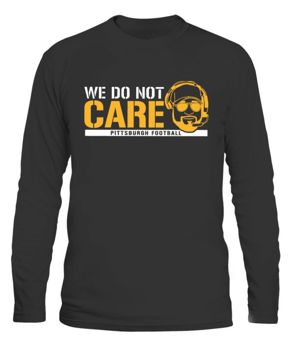 Printify Mike Tomlin We Do Not Seek Comfort Black Long Sleeve Tee