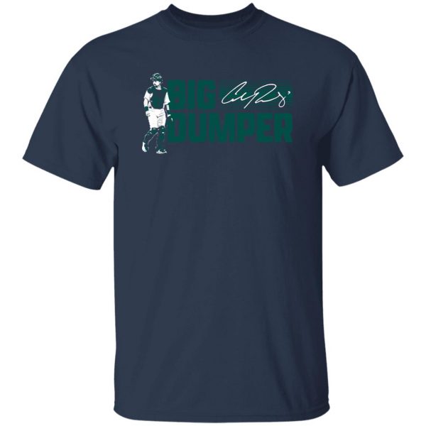 Big Dumper T Shirt Double Sided Seattle Mariners Cal Raleigh Big