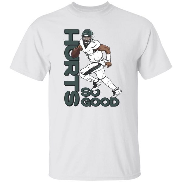 Jalen Hurts “Hurts So Good “ White T Shirt S-2XL. Philadelphia Eagles