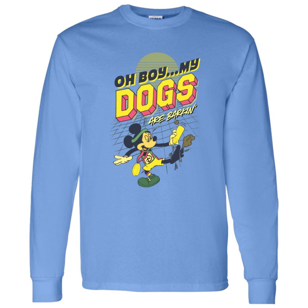 Mickey Mouse – Oh Boy My Dogs Are Barking Disney Shirt Disney, Run Disney, Marathon - Ellie Shirt