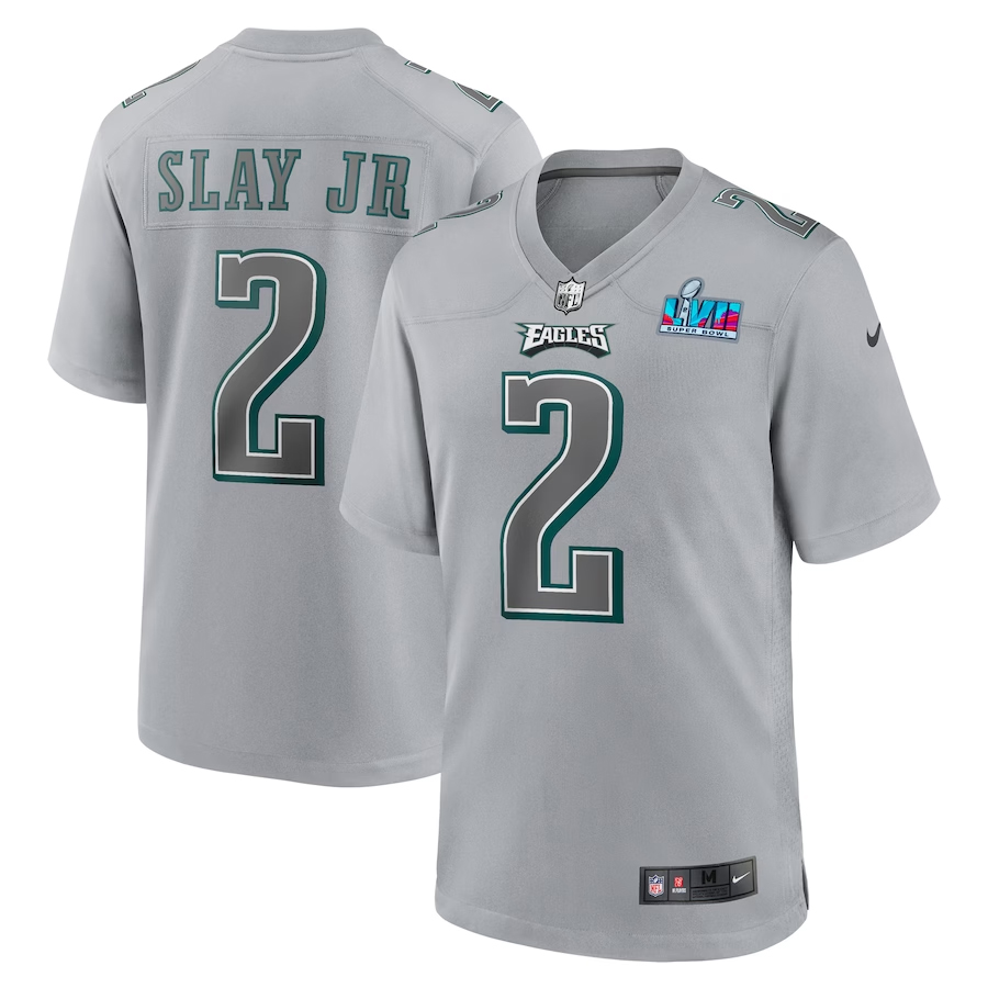 Darius Slay Jr 2 Philadelphia Eagles Super Bowl LVII Game Jersey - Women  Gray - Bluefink