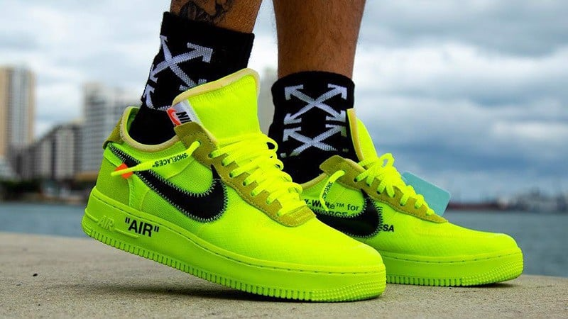 NIKE AIR FORCE 1 LOW ×OFF WHITE VOLT