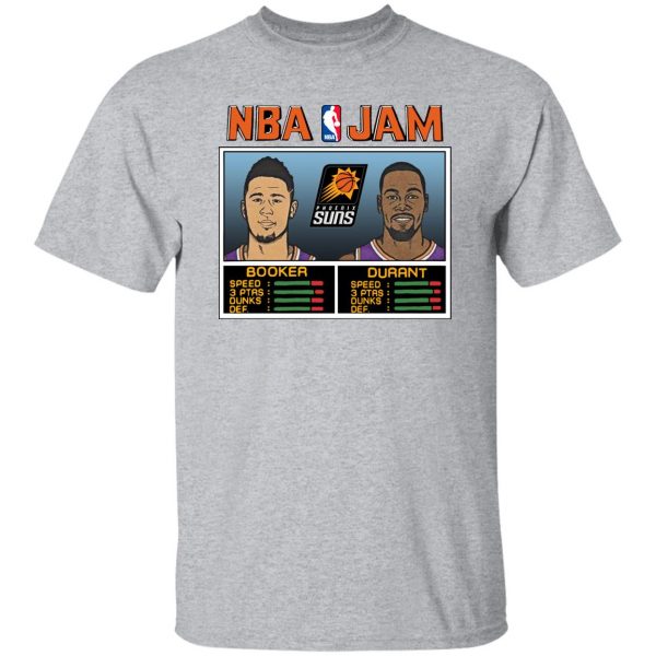 NBA Jam Suns Devin Booker and Kevin Durant shirt - Dalatshirt