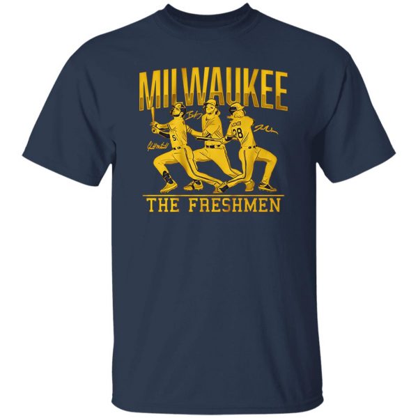 Brice Turang, Joey Wiemer, & Garrett Mitchell The Freshmen Shirt - Milwaukee Brewers