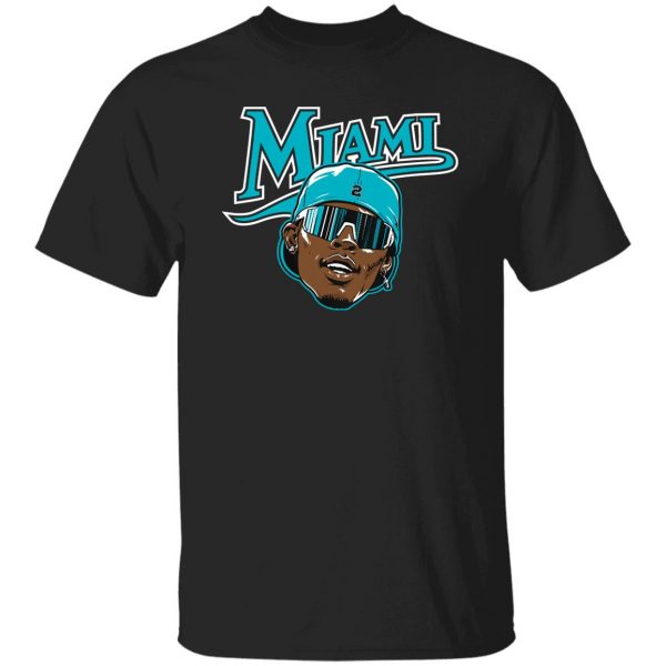 Jazz Chisholm: Swag Head Shirt, Miami - MLBPA Licensed - BreakingT