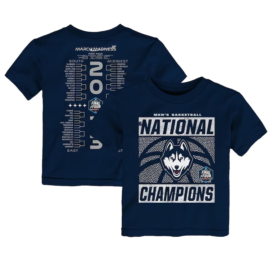 UConn Huskies 2023 NCAA Men’s Basketball National Champions TShirt