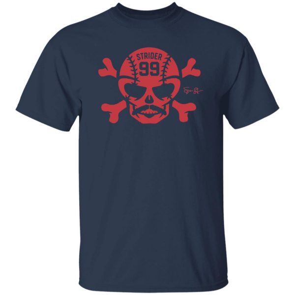 Atlanta Braves Spencer Strider Strider Skull t-shirt by To-Tee