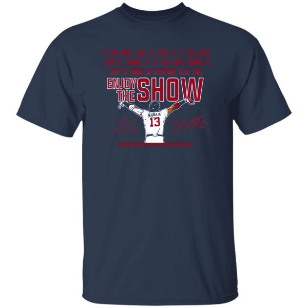 Rotowear Enjoy The Show Shirt | Ronald Acuña Jr. Tyler Matzek Atlanta Baseball 4XL