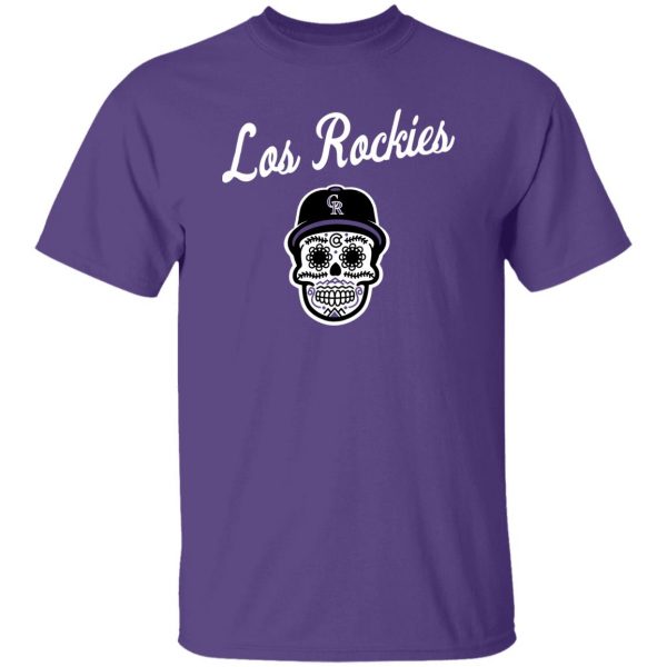 Colorado Rockies skull Los Rockies shirt, hoodie, sweater and v