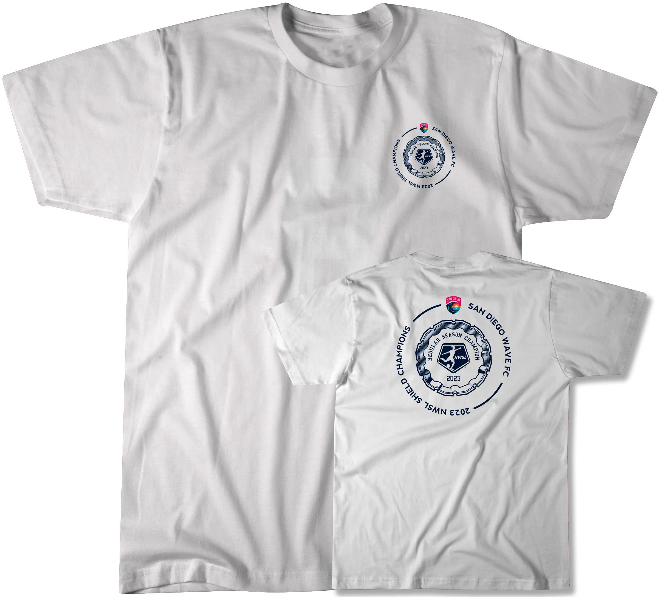 Official San Diego Wave Fc 2023 Shield Champs Circle Shirt - Limotees